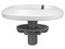 Base para Micrófono Logitech Rally Mic Pod Mount, Color Blanco.
