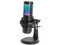 Micrófono Manhattan 102674, Respuesta de Frecuencia 20Hz - 20kHz, Iluminación LED, USB, Color Negro.