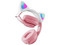 Audífonos inalámbricos MyBat Katchy Kitty RFHSBTST111, Rango de Respuesta de 20Hz - 20KHz, Bluetooth 5.3. Color Rosa.
