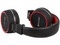 Audífonos tipo diadema NACEB NA-0310R con micrófono. Color Negro/Rojo.