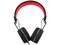 Audífonos tipo diadema NACEB NA-0310R con micrófono. Color Negro/Rojo.