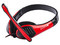 Audífonos tipo diadema NACEB NA-589RO con micrófono. Color Rojo.