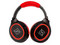 Audífonos Inalámbricos Necnon, Bluetooth, Respuesta de 20-20kHz, Color Negro/Rojo.
