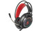 Audífonos Gamer con micrófono Necnon NBHG-KIMERA con iluminación LED, 3.5mm. Color Negro / Rojo.