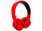 Audífonos Inalámbricos tipo Diadema Necnon NBH-05, Bluetooth, 3.5mm. Color Rojo.
