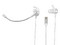 Audífonos manos libres Perfect Choice PC-116417 con micrófono desmontable, USB-C. Color Blanco.