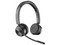 Audífonos Inalámbricos tipo Diadema con Micrófono Poly Savi 7220, Respuesta de Frecuencia 20-20000Hz, Bluetooth, Receptor USB, Incluye Base de Carga. Color Negro.