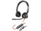 Audífonos Poly Blackwire 3320, USB, Respuesta de Frecuencia 20Hz - 20kHz, Adaptador USB/USB-C, Color Negro.