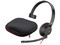 Audífonos tipo Diadema con Micrófono Poly Blackwire 5210, Respuesta de frecuencia 20Hz-20kHz, USB-C, USB-A, 3.5mm. Color Negro.
