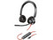 Audífonos tipo Diadema con Micrófono Poly Blackwire 3320, Certificado por Microsoft Teams, Respuesta de Frecuencia 20Hz-20kHz, USB-C, USB-A. Color Negro.