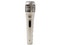 Micrófono profesional QFX M-104 dinámico unidireccional. Color Plata.