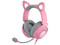 Audífonos Gamer Tipo Diadema Razer KRAKEN KITTY V2 PRO, USB, RGB, Color Rosa.