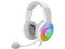 Audífonos Redragon Pandora H350W con Micrófono Desmontable, Respuesta de 20Hz-20000Hz, RGB, USB. Color Blanco.
