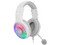Audífonos Redragon Pandora H350W con Micrófono Desmontable, Respuesta de 20Hz-20000Hz, RGB, USB. Color Blanco.