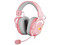 Audífonos Gamer tipo Diadema Redragon ZEUS X H510, RGB, USB, Color Rosa.