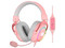 Audífonos Gamer tipo Diadema Redragon ZEUS X H510, RGB, USB, Color Rosa.