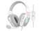 Audífonos Gamer tipo Diadema Redragon ZEUS X H510, RGB, USB, Color Blanco.