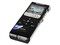 Elegante grabadora de voz digital Sony 3 en 1 con almacenamiento de 4GB y reproducción de MP3. Color Negra