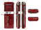 Elegante grabadora de voz digital Sony 3 en 1 con almacenamiento de 4GB y reproducción de MP3. Color Roja 