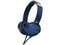 Audífonos con Micrófono SONY MDR-XB550AP, respuesta de frecuencia 5-22,000Hz. Color Azul.
