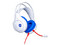 Audífonos Gamer con Micrófono TechZone NASA NS-HSG03, 3.5mm, USB, RGB. Color Blanco/Azul.