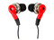Audifonos Tt eSports Isurus con micrófono en el cable. Color Rojo