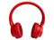 Audífonos con micrófono Vorago HPB-200, rango de respuesta 20Hz-20KHz, Bluetooth, 3.5mm. Color Rojo.