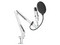 Micrófono para Streaming Con Condensador Yeyian Agile, Soporte de Brazo Retráctil, 80Hz-20KHz, USB, Color Blanco, Incluye Filtro Anti pop.