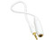 Audífonos gowin, 3.5mm y adaptador de 2.5mm. Color Blanco