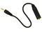 Audífonos gowin, 3.5mm y adaptador de 2.5mm. Color Negro