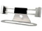 Soporte BRobotix Antirrobo para Laptop, Ajustable de 29.5 a 45 cm, Color Plata.