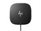 Docking Station HP Thunderbolth Universal Dock, con replicador de Puertos USB Tipo C, USB Tipo-A, DisplayPort, RJ45. Color Negro.