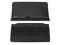 Logitech Alto Cordless eleva la pantalla de la computadora portátil y proporciona un teclado inalámbrico de tamaño estándar y un concentrador USB.