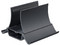 Soporte Vertical OvalTech OVDESK-LAP 2 en 1 para Laptop y Celular. Color Negro.