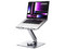 Soporte giratorio de aluminio para laptop con rotación de 360 y función de bloqueo, compatible con laptops de 10 hasta 17.3