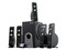 Bocinas Acteck Loudmax 6i 5.1 con Control Remoto Inalámbrico, Color Negro