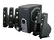 Bocinas Acteck Loudmax 6i 5.1 con Control Remoto Inalámbrico, Color Negro