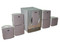 Bocinas Stereo SubWoofer ALASKA 50 Watts RMS, satelites 4 x 5 Watts, Subwoofer 30 Watts, incluye adaptador y cables de audio
