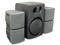 Bocinas Stereo SubWoofer ALASKA 780W PMPO, Color GRIS