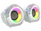 Bocinas Balam Rush Glimm Penta BG545, Bluetooth, USB Tipo A, Iluminación RGB, Color Blanco.