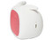 Mini Bocina portátil recargable Getttech GAR-31510, Bluetooth, color blanco/rosa, diseño de conejo.