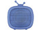 Mini Bocina portátil recargable Getttech GAT-31507, Bluetooth, color azul, diseño de TV.