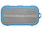 Bocina portátil Ginga Antishock, recargable, Bluetooth. Color Azul/Gris.