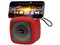 Bocina NECNON portátil NB-09, 
Bluetooth, 
Color Rojo.