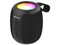 Bocina Portatil Nextep Circle Beat NE-4035, 5W, Radio FM, Lector de Tarjetas, USB, Bluetooth, Luz LED, Resistente al Agua, Color Negro.