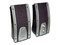Bocinas Perfect Choice de 5 Watts RMS, Color Negro con Plateado.