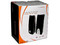 Bocinas Perfect Choice de 200 Watts PMPO, Color Negro con Plateado.