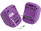 Bocinas Estéreo Portátiles Recargables Perfect Choice KÖLN. Color Morado 