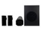 Sistema de teatro en casa Perfect Choice PC-113188, Auténtico Sonido 5.1, 160W (RMS). Color Negro