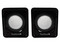 Bocinas TechZone TZBOC, jack 3.5mm, alimentación USB. Color Negro.